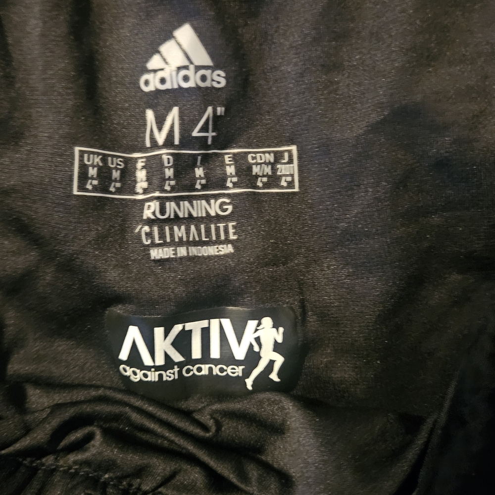 adidas Black Women's Running Shorts with Aktiv Logo